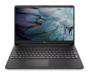 HP 15s-eq15xxx 15.6" Laptop 8GB AMD A3020e 128 GB SSD Black - - Picture 1 of 7