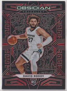 David Roddy 2022-23 Panini Obsidian Electric Etch Red Rookie #170 SP/5 - Foto 1 di 2