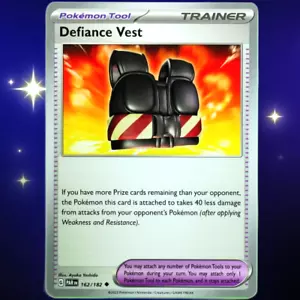 Chaleco Defiance - Poco común - Juego de cartas coleccionables Pokémon Scarlet & Violet Paradox Rift #162/182 - Imagen 1 de 3