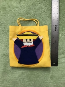 MADELINE Small Cloth Bag Purse Felt Yellow - Picture 1 of 3