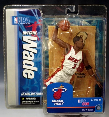 McFARLANE DWANE WADE MIAMI HEAT SERIES 12 FIGURE NBA BASKETBALL MIB Cover