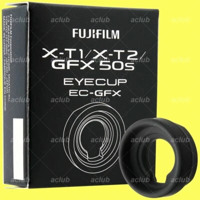 Fujifilm EC-GFX Round Eyecup for GFX50S GFX 100 II X-H1 H2 H2S X-T1 T2 T3 T4 T5 - Image 1 of 2