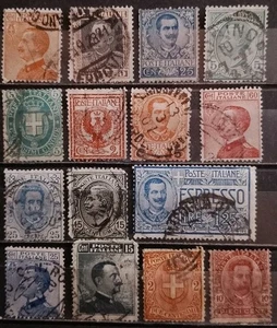 Alte Briefmarken Sammlung Italien, gestempelt, 1 - Bild 1 von 1
