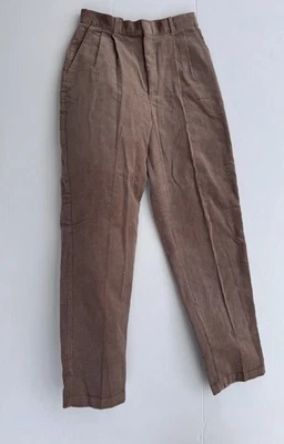 Vintage Lord & Taylor Vintage High Rise Corduroy Pants Size 8 Brown FREE SHIPPIN Foto 1 de 4