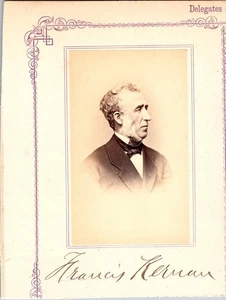 Frances Kernan, Signed Photo, Delegate 1867 N.Y. Constitution Convention, #PH127 - Picture 1 of 1