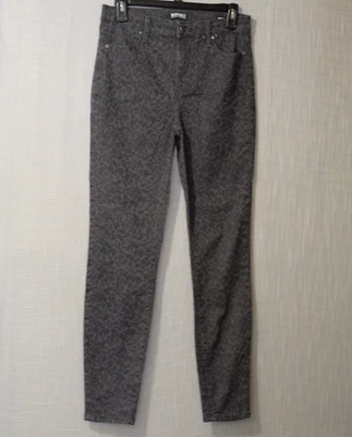 Jeans Buffalo Usados en Excelente Condición Leopardo Hanna Tiro Alto Ajustados Para Mujer 6/28 #H96-36 Foto 1 de 4