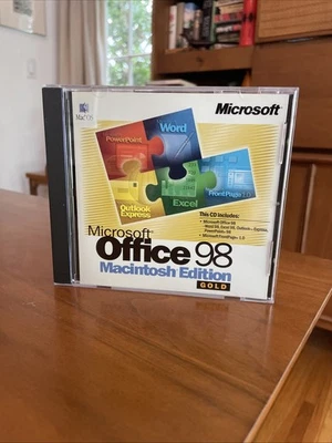 Microsoft Office 98 Macintosh Edition Gold - Image 1 of 2