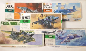 Hasegawa Japan 1980s Aircraft Model Kits 1:72 [Complete No Decals] - Picture 1 of 50