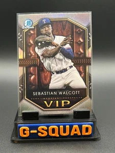 2025 Bowman VIP Very Important Prospects Sebastian Walcott #VIP-3 (RC) - Rangers - Picture 1 of 2