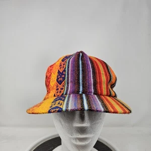 Sombrero guatemalteco gorra correa trasera multicolor tejido artesanal hecho a mano étnico para hombre años 90 - Imagen 1 de 7