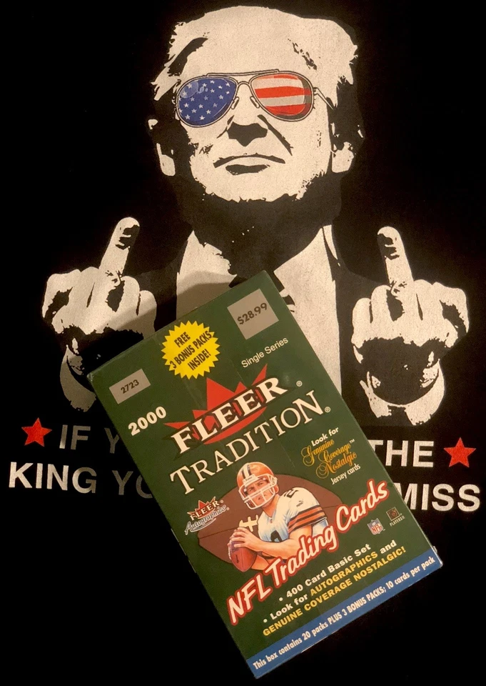 ™ 2000 Fleer TRADiTiON🏈23 Pk FootBall Box SEALED, Tom BRADY RooKiE AUTO #'d/50 - Image 1 of 4