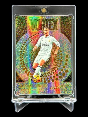 2017 Panini Revolution CRISTIANO RONALDO “Vortex” HOLO REFRACTOR V-5🔥RARE SSP🔥 - Image 1 of 4