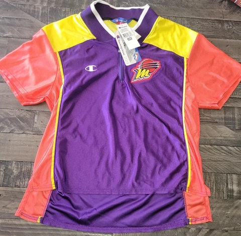 Vintage WNBA Phoenix Mercury Warm Up Jersey Shooting Shirt Champion USA M Cover