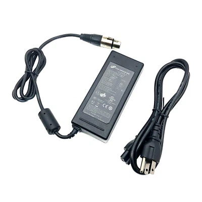 FSP 12V 5A 4-pin XLR AC Adapter for Datavideo HS-1300 Streaming Studio w/ Cord - Image 1 of 4