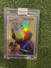 2021 Topps Project 70 GOLD FOIL Tony Gwynn 9/70 “Mr Padre” by Sean Wotherspoon