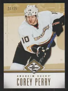 COREY PERRY Ducks 2012-13 Panini Limited GOLD #117 SP Parallel #21/25 SSP - Picture 1 of 1