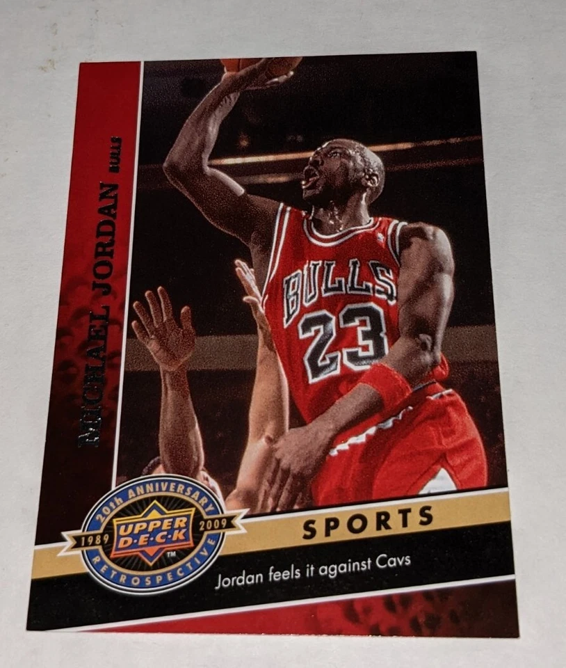 2009 Upper Deck 20th Anniversary Retrospective # 177 Sports Michael Jordan Card - Image 1 of 2