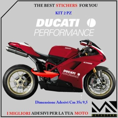 AVERY-ORAFOL-RITRAMA-APA-3M KIT ADESIVI DUCATI PERFORMANCE CARENE 899 1098 1198 1199 1299 PANIGALE BIANCO