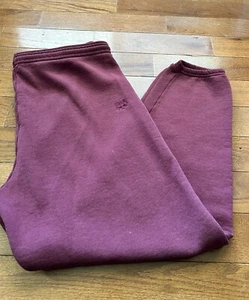 Vintage JC Penney USA Olympic Sweat Pants XL Red Maroon XL Embroidered READ FLAW - Picture 1 of 15