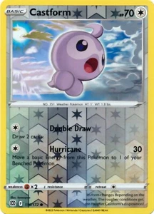 Castform Reverse Holo 116/172 Brilliant Stars Common Pokemon TCG NM - Picture 1 of 1