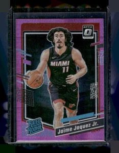 Donruss Optic #216 2023-24 Jaime Jaquez Jr. Hyper Pink Miami Heat novato - Imagen 1 de 2
