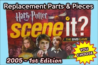 Harry Potter Scene It 1st Edition DVD Game Replacement Parts/Pieces You Choose - Image 1 of 4