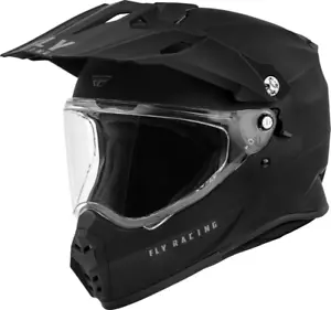FLY RACING Trekker Solid Helmet, Matte Black, X-Small - Bild 1 von 6