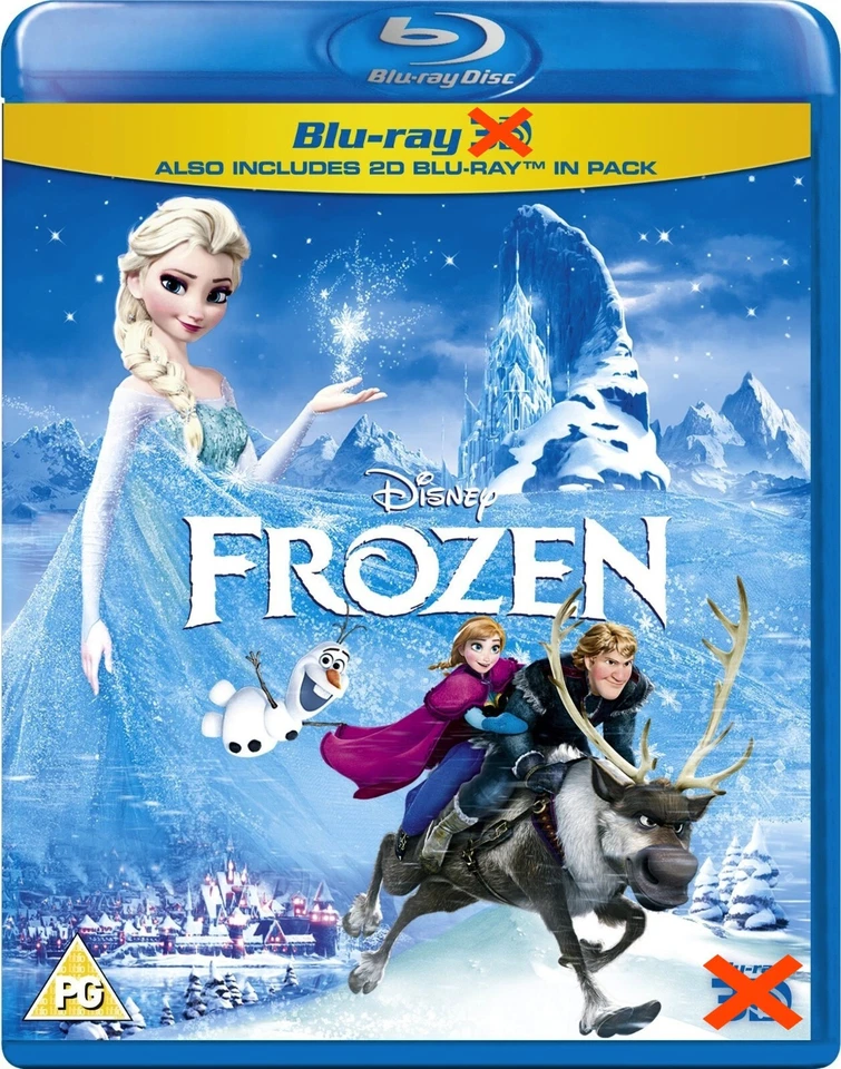 Frozen (2013) Disney Region Free [Blu-ray]  NO 3D. Foto 1 de 1