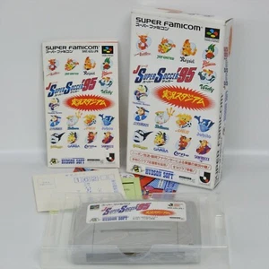 J LEAGUE SOCCER 95 Jikkyo Stadium Super Famicom Nintendo 7213 sf - Picture 1 of 9