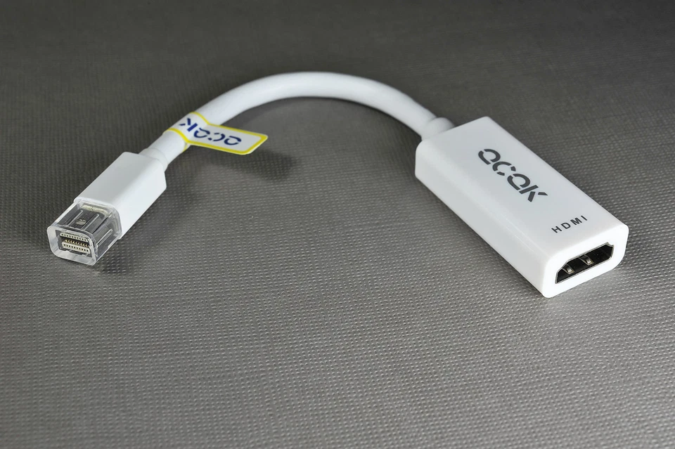 QCQK  Mini DisplayPort to HDMI Adapter for  Microsoft Surface Pro 2 3 4 5 6 - Image 1 of 1