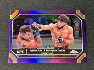 2024 Topps Chrome UFC ARMAN TSARUKYAN Purple Refractor #20 - Foto 1 di 2