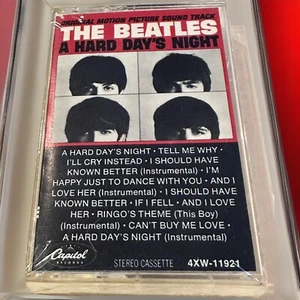 The Beatles A Hard Days Night - Vintage Cassette Tape Rare -4XW-11921 ✨Sealed✨ - Picture 1 of 3