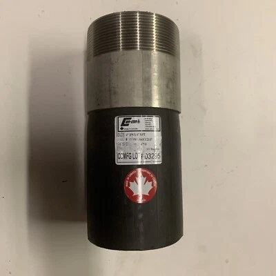 Can-Com 4” IPS X 4” MPT - SCH 40 316 Stainless Steel Threaded Transition - Image 1 of 3