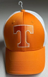 Captivating Headwear Orange and White T Brand Hat. - Picture 1 of 11