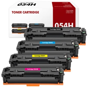 4PK Toner Cartridge for Canon 054 Imageclass MF641C MF644cdw MF642cdw LBP620 - Picture 1 of 8