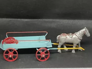 Carro de hojalata y caballo de metal de Kayron Olson AVH (amarillo 237) para restaurar - Imagen 1 de 12