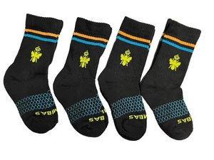 Bombas Kids XS Socks HoneyComb Arch Support Set Of 4 New Size 4-6 - Picture 1 of 4