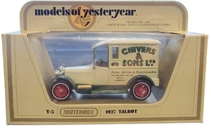 Matchbox Models Of Yesteryear 1927 Talbot Chivers & Sons Delivery Van Die-Cast C - Picture 1 of 2