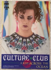 Culture Club 1984 Video Promo Poster A Kiss Across The Ocean Boy George A - Picture 1 of 3