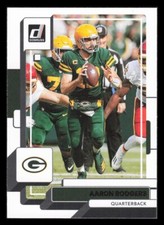 2022 Panini Donruss Aaron Rodgers Football Card #97 Green Bay Packers Jets