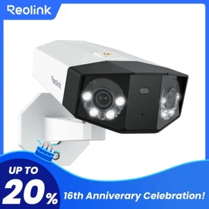Reolink 16MP PoE Security Camera UHD Dual-Lens 180° View Motion Track Duo 3 Poe - Picture 1 of 9