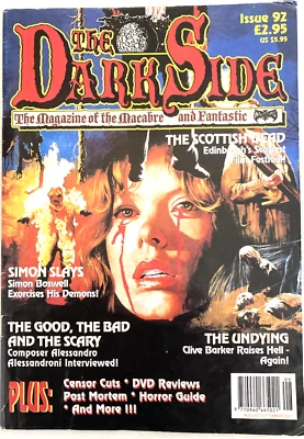 THE DARK SIDE. NUMBER 92.  STRAY CAT PUBLISHING  HORROR MAGAZINE  2001. - Image 1 of 4