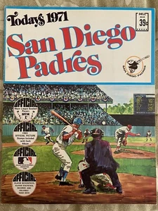 SAN DIEGO PADRES, Todays 1971 Official Baseball Album Player Picture Stamps NM - Picture 1 of 6