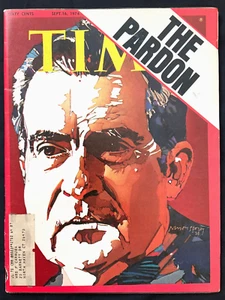 The Pardon, Richard Nixon, September 16, 1974, Time - Imagen 1 de 2