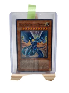 Tarjeta Yugioh Blue-Eyes Shining Dragon MOV-EN001 Super Rara Edición Limitada - Imagen 1 de 7