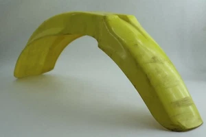 SUZUKI DRZ400 OEM Front Fender, yellow in color, DRZ 400 SM  - Picture 1 of 12