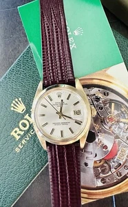 Vintage 1979 Rolex Oyster Date Watch Ref 1503 Solid 14k Yellow Gold ~ Automatic - Picture 1 of 9