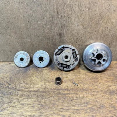 Embrague Stihl genuino 041AV y piñón de 3/8" 7T - OEM usado - 1113 640 2000 Foto 1 de 4