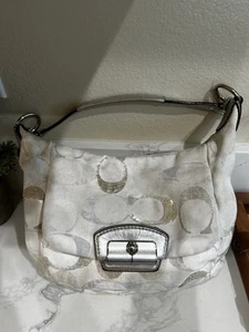 Bolso de Hombro Hobo Coach Kristin Beige Multicolor Lentejuelas #L1182-19340 - Imagen 1 de 9