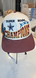 Vintage 1996 Dallas Cowboys Super Bowl XXX Champions NFL Logo 7 Snapback Hat Cap 90s - Bild 1 von 5